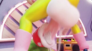 The Hentai Princess, Rosalina and Piranha Plant [WyerFrameZ] have some naughty fun in this adult video