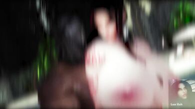 Three busty elves meet up in Skyrim to enjoy a night of hot, lesbian sex