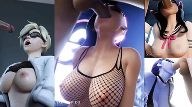 Battlefield of Blowjobs: Overwatch Girls Sucking Fat Dicks