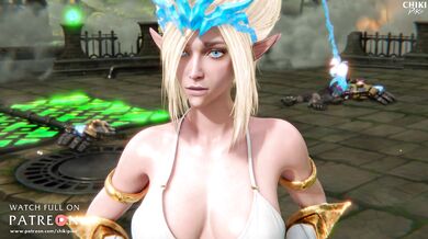 Watch Janna get blackmailed into a blowjob!
