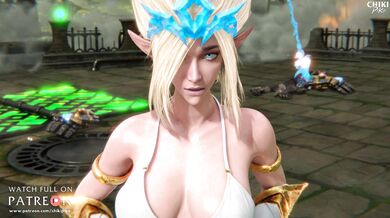 Watch Janna get blackmailed into a blowjob!
