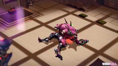 Dva gets caught off guard while taking a nature break in the woods, but her Wind Falling orgasm will leave you breathless!