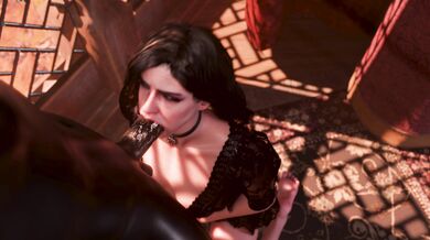 Yennefers Blowjob Kneeling in Blacked Hentai Porn Video - [PewPosterous]