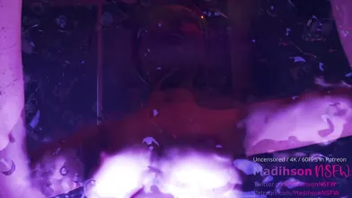 Watch this hot and steamy sex scene featuring Tracer from Overwatch as she showers and has some fun with a friend