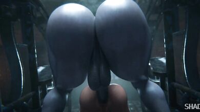 Sexy Lawyer Rebecca on trial [Double Anal Penetration]