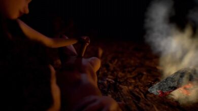 Forest Fireside Fuckfest: A Story of Sparks and Spurts