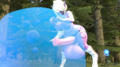 The sorceress Soraka and her slimy partner Coot27 engage in some steamy fun time!