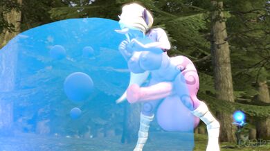 The sorceress Soraka and her slimy partner Coot27 engage in some steamy fun time!