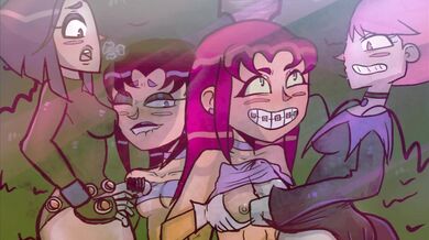 Batgirl and Harley Quinns Futa Fun with Teen Titans