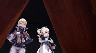 [9wjy9] Lucky Hilichurl becomes Jean and Barbaras personal Sex slave (Feat Lisa)