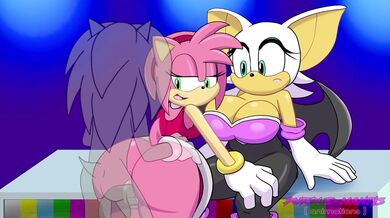 The Sexual Encounter of Amy and Rouge with the Purple Mantis