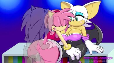 The Sexual Encounter of Amy and Rouge with the Purple Mantis