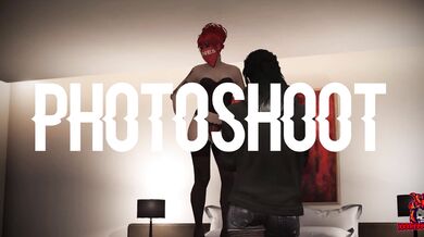 Mary Mushkin, a busty fashion model, goes on an erotic photoshoot with Alex Domino, a hot photographer