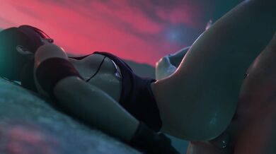 Morpheus gets a taste of the forbidden fruit in this anal romp with Morrigan, as she teaches him a thing or two about loving every inch of her