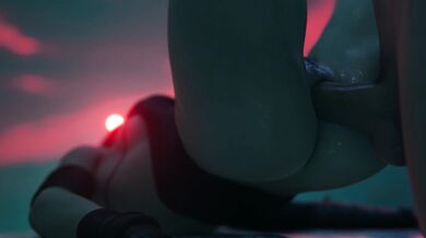 Morpheus gets a taste of the forbidden fruit in this anal romp with Morrigan, as she teaches him a thing or two about loving every inch of her