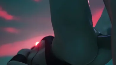 Morpheus gets a taste of the forbidden fruit in this anal romp with Morrigan, as she teaches him a thing or two about loving every inch of her