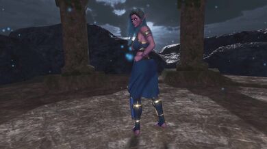 A Night Elf, all by herself, explores her hidden desires in this solo adventure! Get ready to see some Weebuvr action