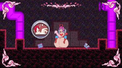 Watch as a mystical knight summons Maya the witch and gets ravaged by her magical blue ball