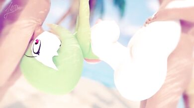 The Legend of the Gardevoirs Threesome with Adrian Dust Red