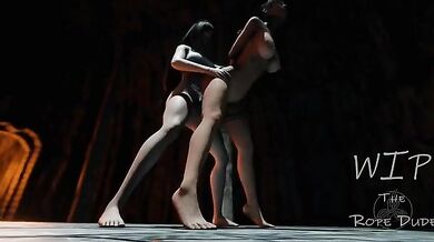 CYCLE FUCK: LARAS CAPTURE PART 3 WIP