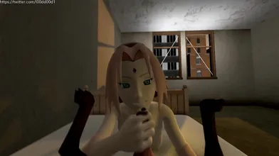 Taming the Naughty Pet - Part 2 starring Sakura and her naughty dog l00dd00d