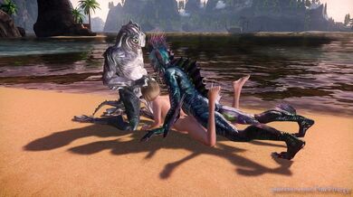 The Nymphos of the Beach - A Threesome Erotic Adventure