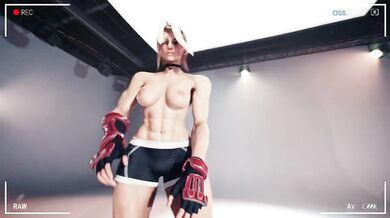 Watch hot lesbian porn star Cammy in her exclusive photoshoot as she poses nude and gets fucked doggy style by a male model