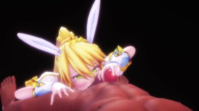 Watch as Artoria from Fate/Stay Night gets fully nude and has her body bounced around by a group of guys in this 4K Hentai MMD video