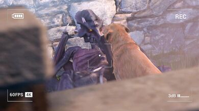 Mrs Potato Head gets caught red-handed with Mr Potato Head in the kitchen closet