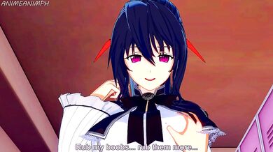 A hot schoolgirl meets her teacher in the classroom after hours, and they engage in some steamy education!