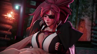 Watch the Baiken GG compilation full of hot scenes and erotic action