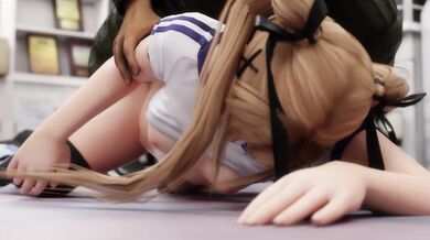 A sleepy Marie gets seduced by her sexy neighbor, Jerid Oiso