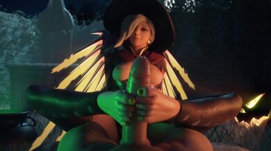 The Mischievous Sorceress Gives A Sexy Footjob! [VGErotica]