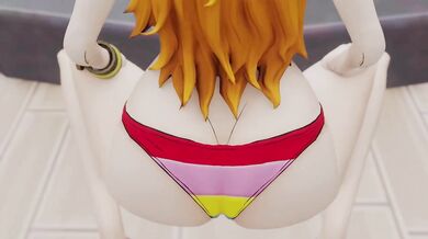 Sexy Swimsuit Nami Charges You for Looking! becomes Sexy Swimsuit Nami Charges You For Looking!