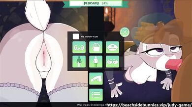 The naughty prisoner Judy Hopps gets her turn on the beach with some hot bunny action in Beachside Bunnies