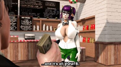 Bovine Adventures - The Waitress - Episode 3: Milked and Muffled