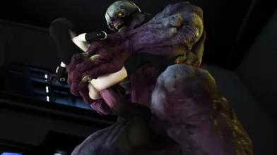 Tifa Lockhart and Hell Knight Get Banged in Scavenger SFM