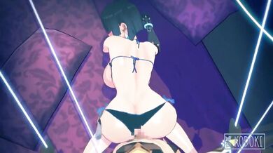 Watch this hot and steamy Kodokai scene featuring the characters of Genshin Impact as they explore their sexual desires