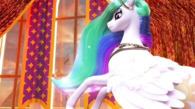 The Sun and Moon embrace, as their hot passion ignites in the clop of an Italian-American