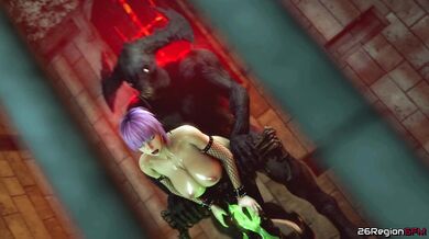 Ayane Vs Demon [26RegionSFM]
