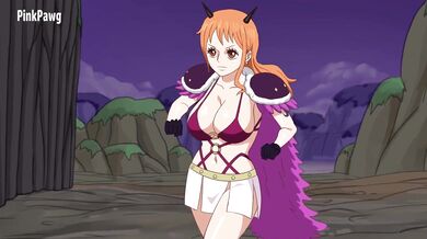 Beauty and the Beast Pirate Captain Nami Gets in Trouble with the Pinkpawg Crew