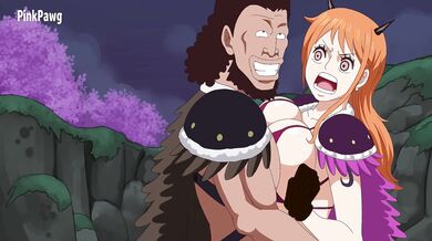 Beauty and the Beast Pirate Captain Nami Gets in Trouble with the Pinkpawg Crew