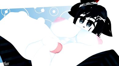 Rebecca Black and her sexy adventure with a horse dildo on Roblox