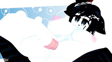 Rebecca Black and her sexy adventure with a horse dildo on Roblox