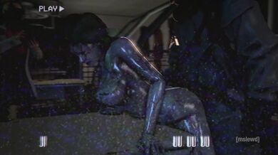 Deborah Harper gets doggy style with the undead in Resident Evil