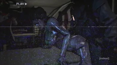 Deborah Harper gets doggy style with the undead in Resident Evil