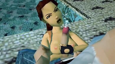 The classic Lara Croft adventure becomes a HENTAI porn movie