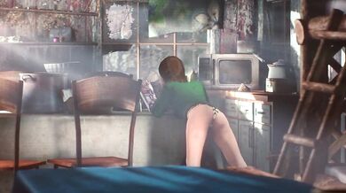 Young girl tries out a dildo in her tight asshole