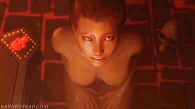 In the Witching Hour, Sheva and her Succubi lovers (BaronStrap)