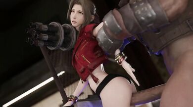 I cant believe whats happening to me in this Aerith fucking hentai video!